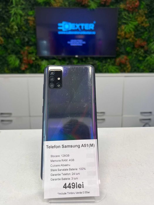 Telefon Samsung A51-128gb/4gb ram-24 LUNI GARANTIE!!!