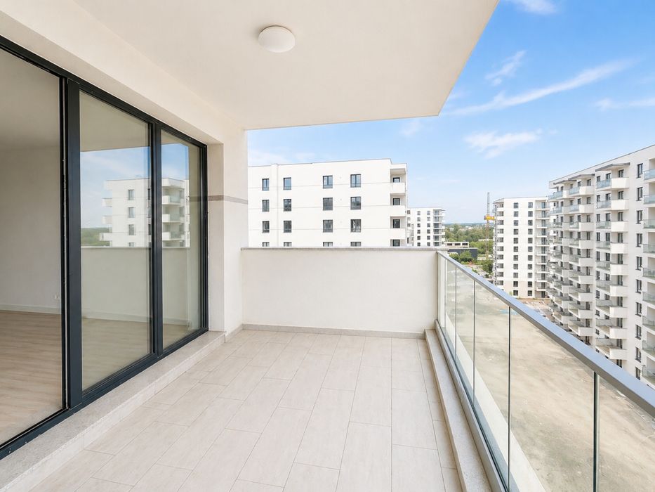 Apartament 2 camere Greenfield Baneasa, prima inchiriere, loc de parcare