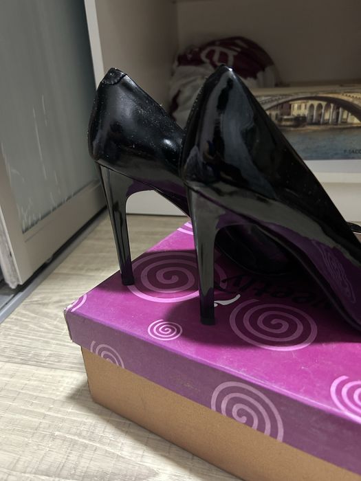 Туфли натуральн кожа лаковый