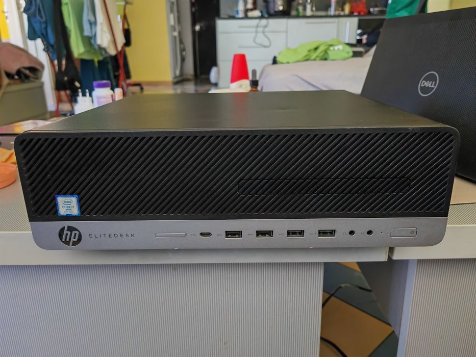 HP EliteDesk 800 G5 SFF, Intel Core i7-9700 (8-ядрен, 3.00~4.70 GHz), 16 GB DDR4-2666 (1x16GB), 512 GB SSD-NVMe, Windows 11 Pro