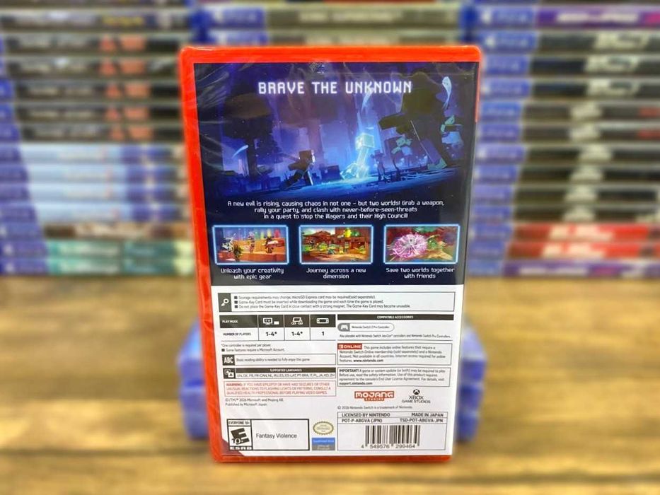 Новый Minecraft Dungeons II (2) Nintendo Switch 2/ Майнкрафт Нинтендо2