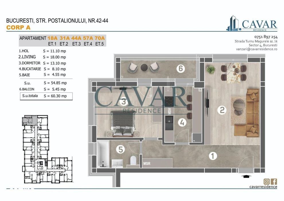 2 Camere Cavar Residence Proiect Finalizat