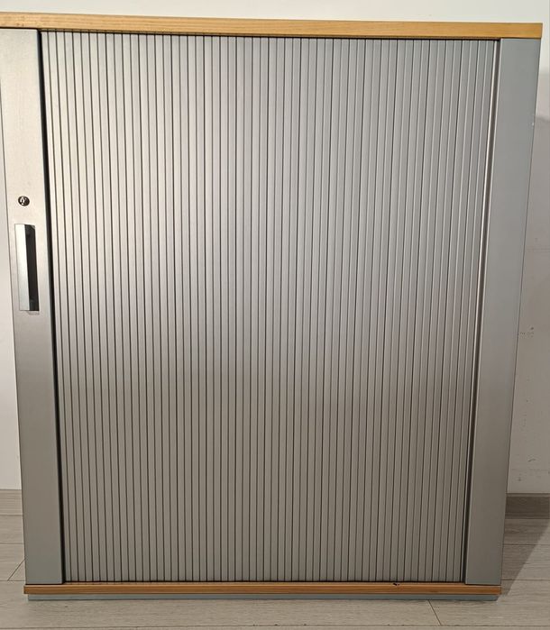 2 Buc. Fișet cu Ușă Glisantă; Dulap Depozitare; Comodă cu Rafturi