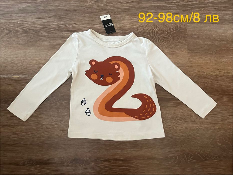 Нови и употребявани тениски, панталони, блузки 92 и 98