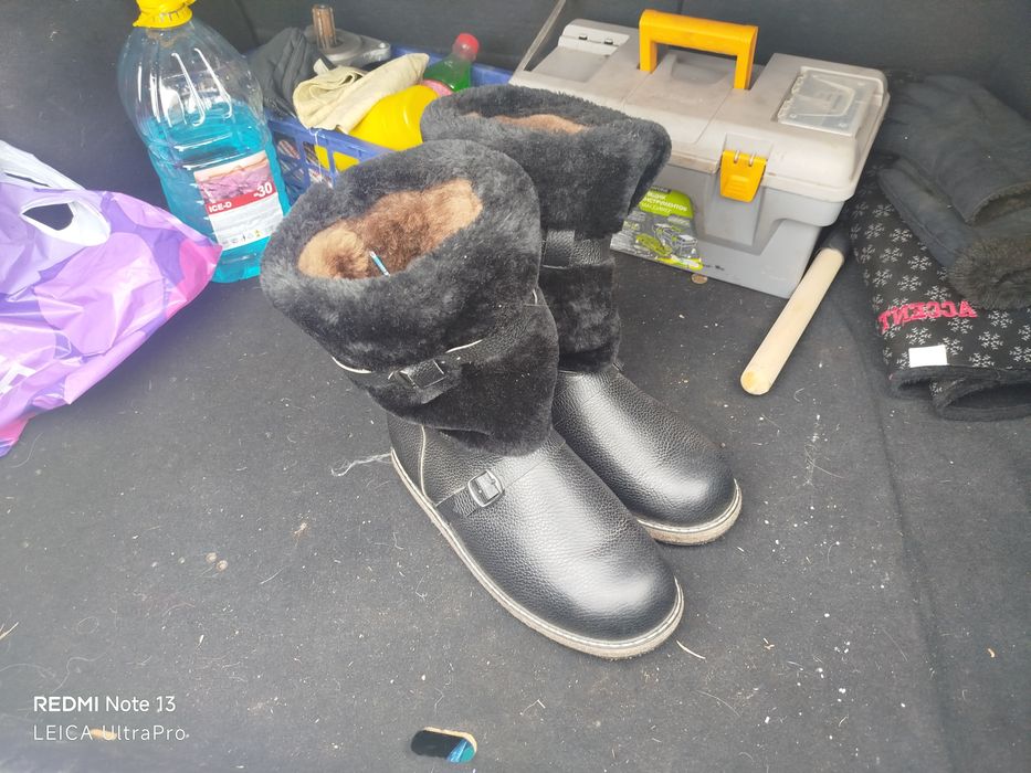 Унты новые чистая кожа