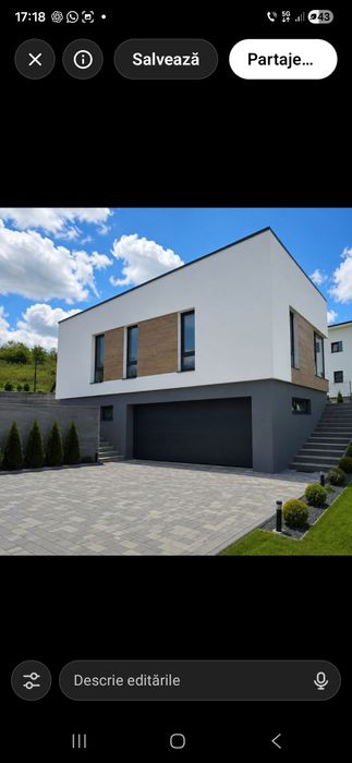 Vilă premium cu arhitectură modernă vedere panoramică Garaj dublu