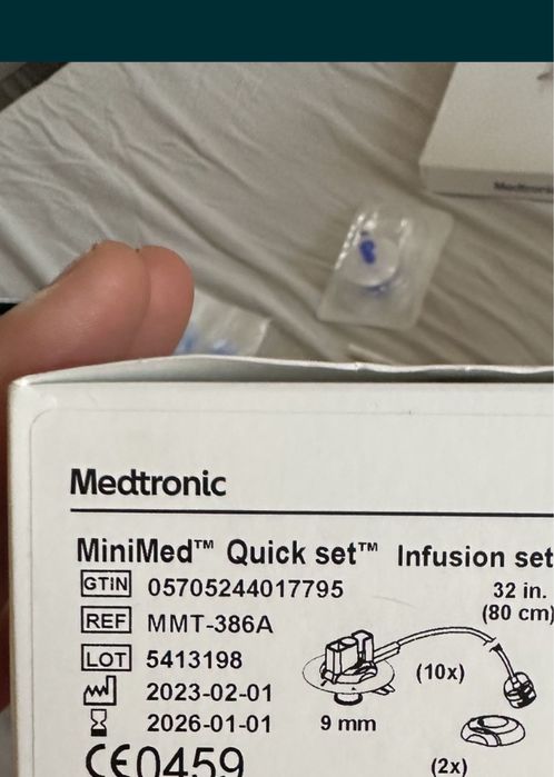 Set de infuzie MiniMed Quick-Set pompa Medtronic