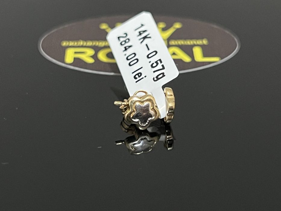 Bijuteria Royal CB : Cercei copil aur 14k 0,57 grame