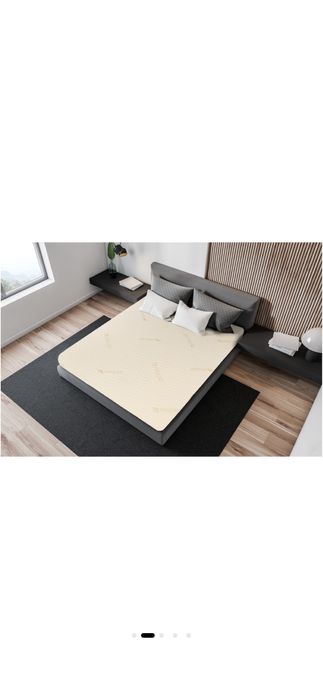 Topper saltea Best Sleep Kring Premium Starcasts, H 6cm, 3cm spuma poliuretanica+ 2cm High Resiliance, husa tencel