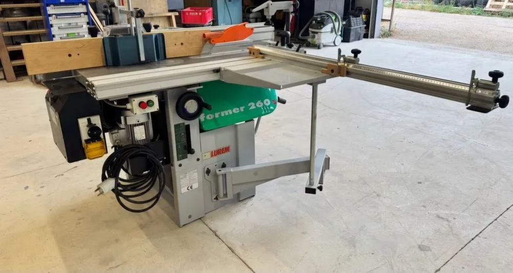 Mașină universală tâmplărie Lurem 260S – 5 funcții-fierăstrău, abrict