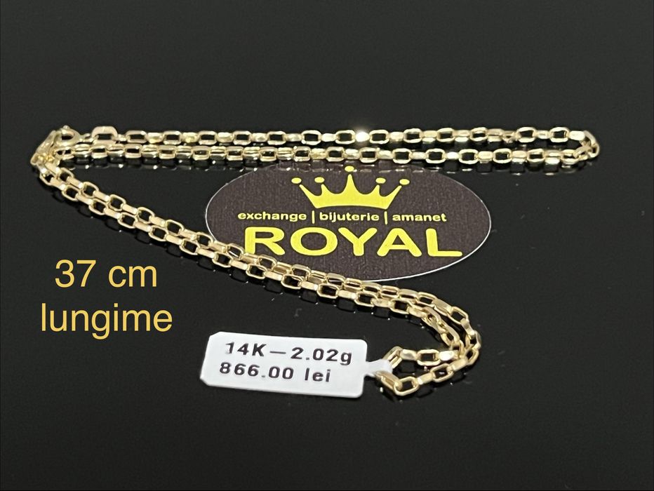 Bijuteria Royal CB : Lant copil aur 14k 2,02 grame