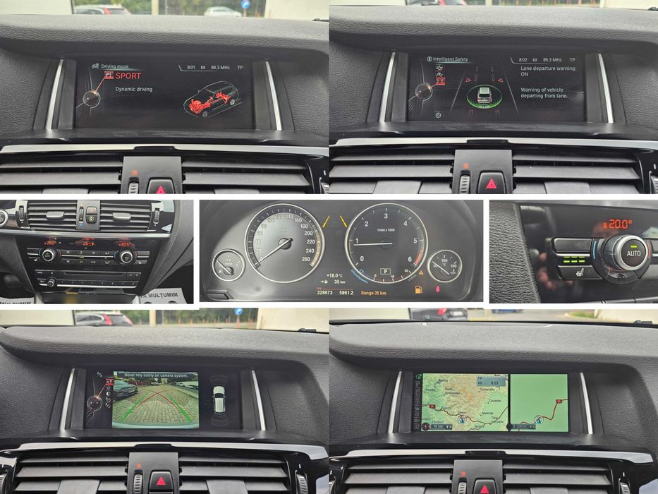 BMW X3 F25 LCI 2.0d 190cp B47 X-Drive 4x4 / Distronic Line Assist Piele Volan Incalzit / TOP