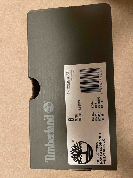 Детски пролетно-есенни обувки Timberland