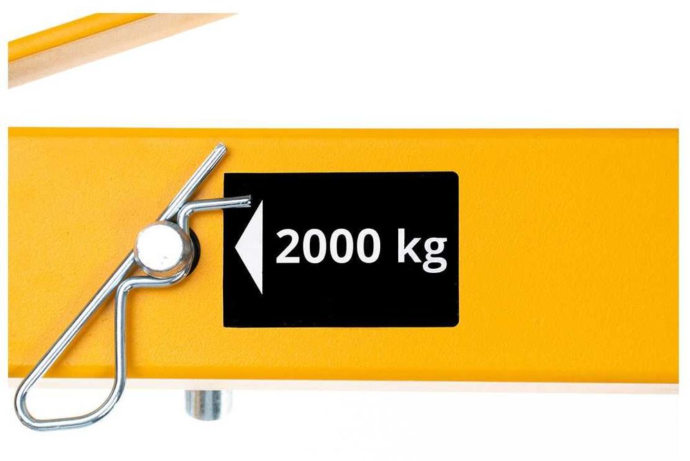 Хидравличен, сгъваем кран за двигатели тип жираф 2 тона JCB