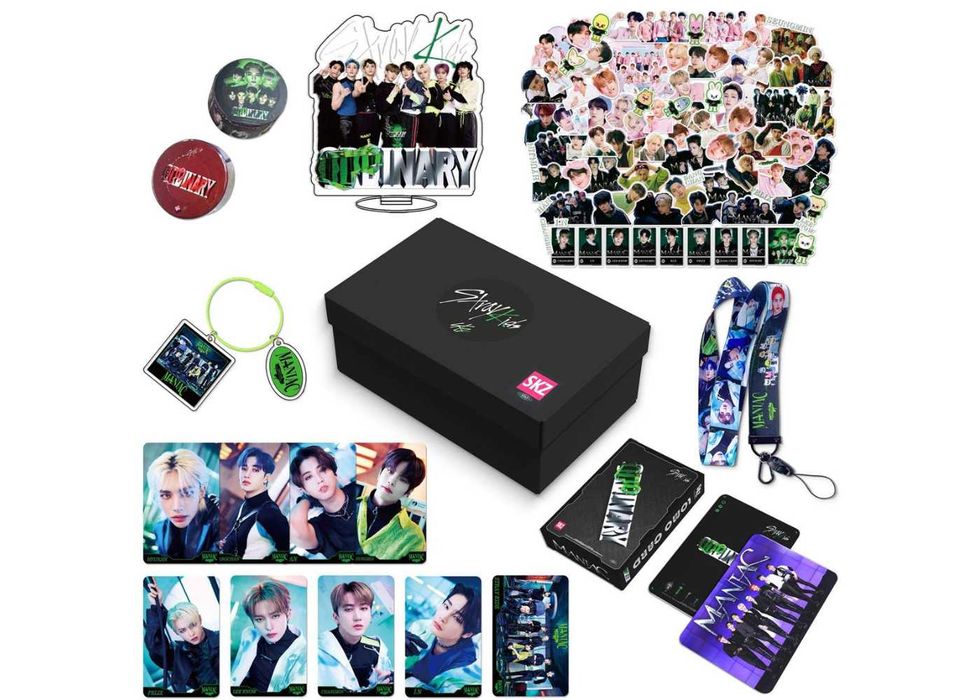 Подарочные боксы по корейским группам BLACK PINK, Stray Kids, BTS