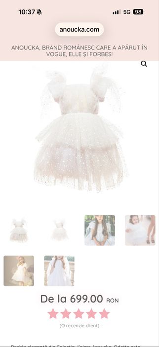 Rochita Anoucka marime 6-8 ani