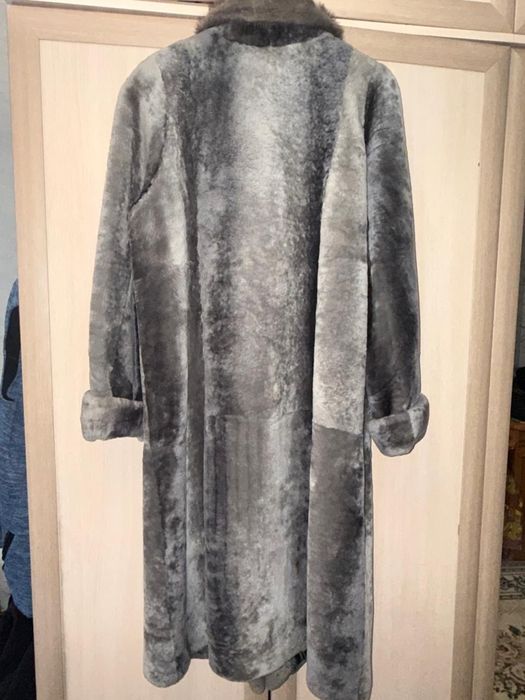 Мутоновая шуба 52 размер