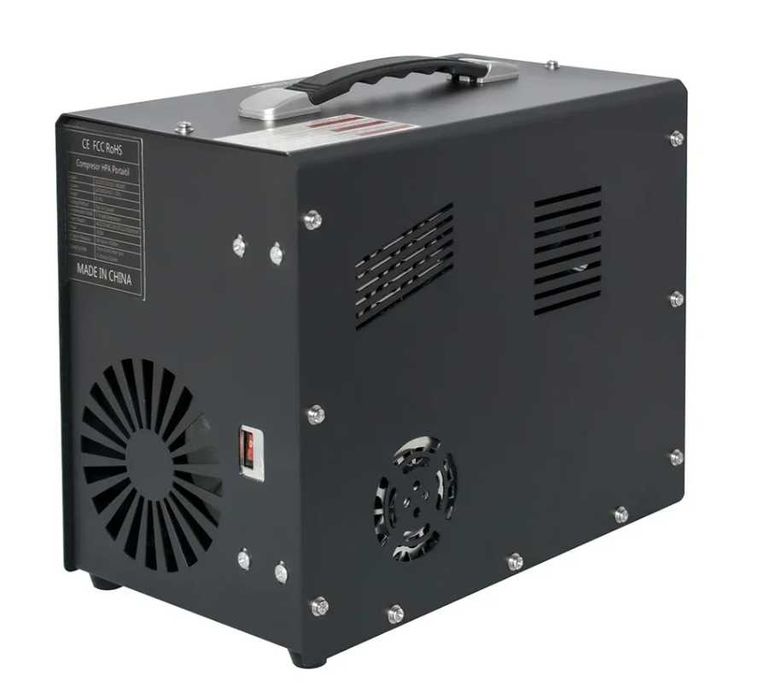 Преносим PCP въздушен компресор за високо налягане 300Bar. 12/220В.