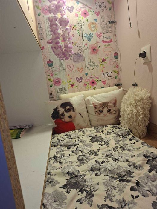 Поръчково обзавеждане за момичешка детска стая, с тайно скривалище