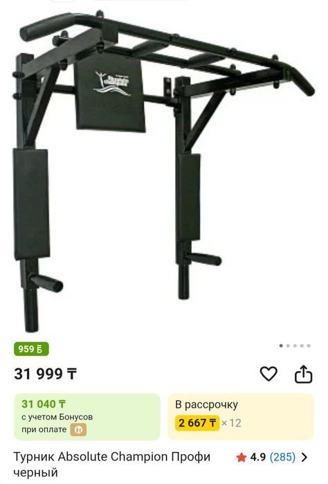 Турник Absolute Champion