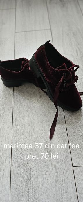 Pantof casual din catifea