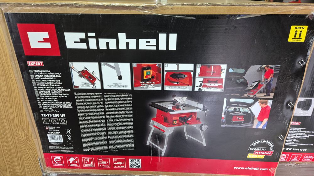 ferastrau circular cu masa einhell te-ts 250uf