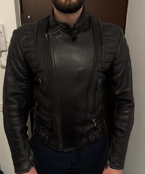 Geaca de piele motocicleta