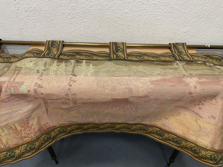 Голям белгийски гоблен за стена с копринени конци