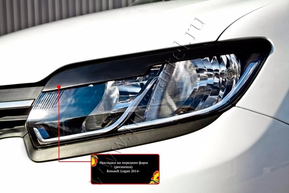 Запчасти (реснички) Renault Logan SANDERO 2014-