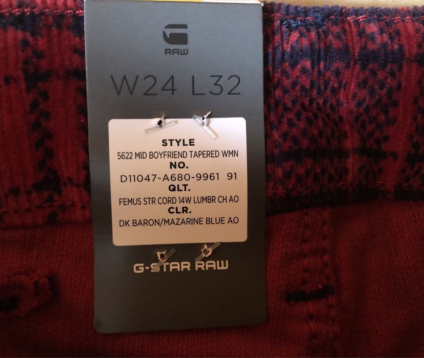 G-Star RAW 5622 Mid Boyfriend Tapered Pant OРИГИНАЛНИ дамски панталони