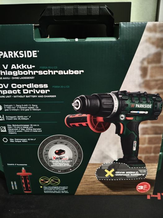 Винтоверт Parkside  безчетков и ударен