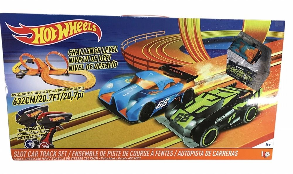 Hot Wheels Писта с количка - Slot Track Set (632 см) – Огромно трасе!