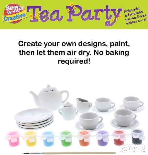 Комплект за рисуване на чаено парти за деца