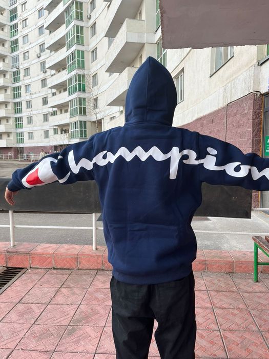 Худи Champion x Supreme