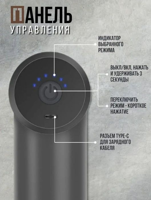 Massage Gun Портативный Массажный Пистолет