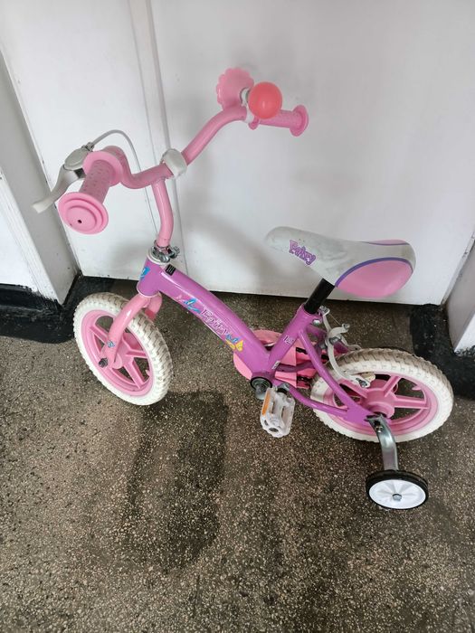 Bicicleta fete cu roti ajutatoare