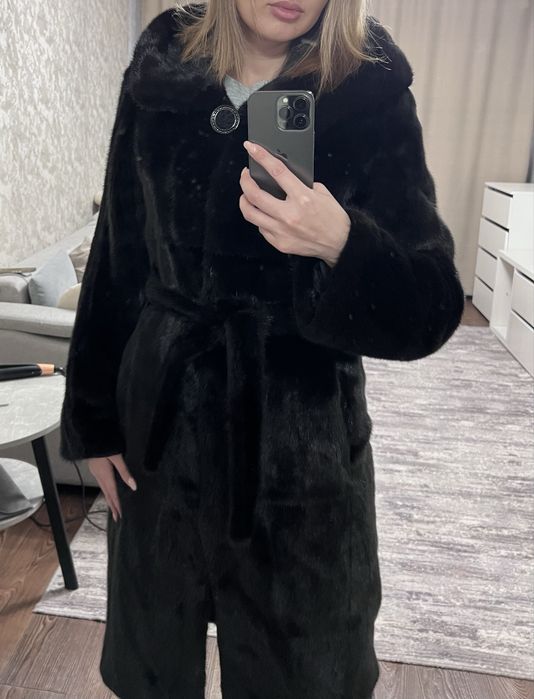 Натуральная норковая шуба
