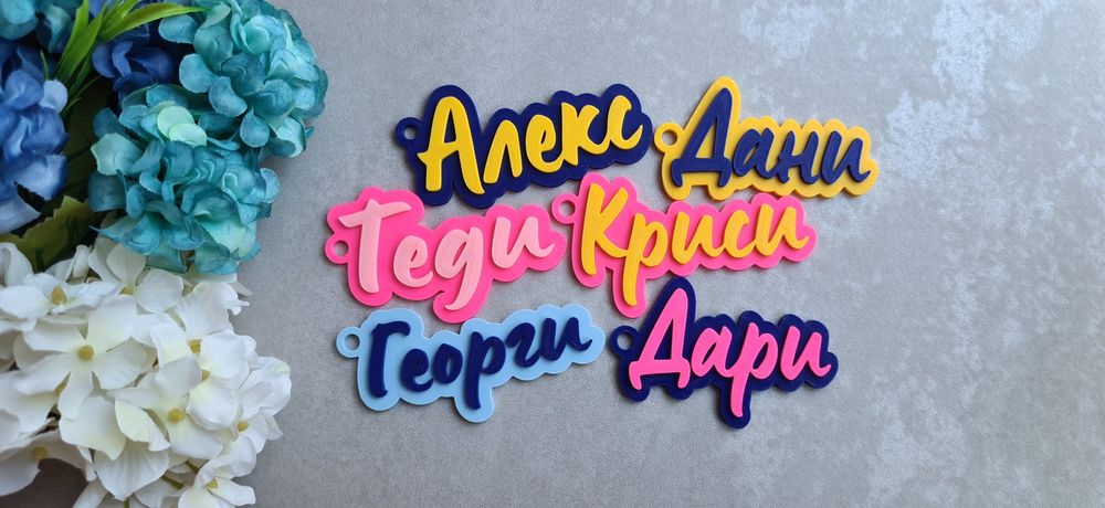 Ключодържател с име