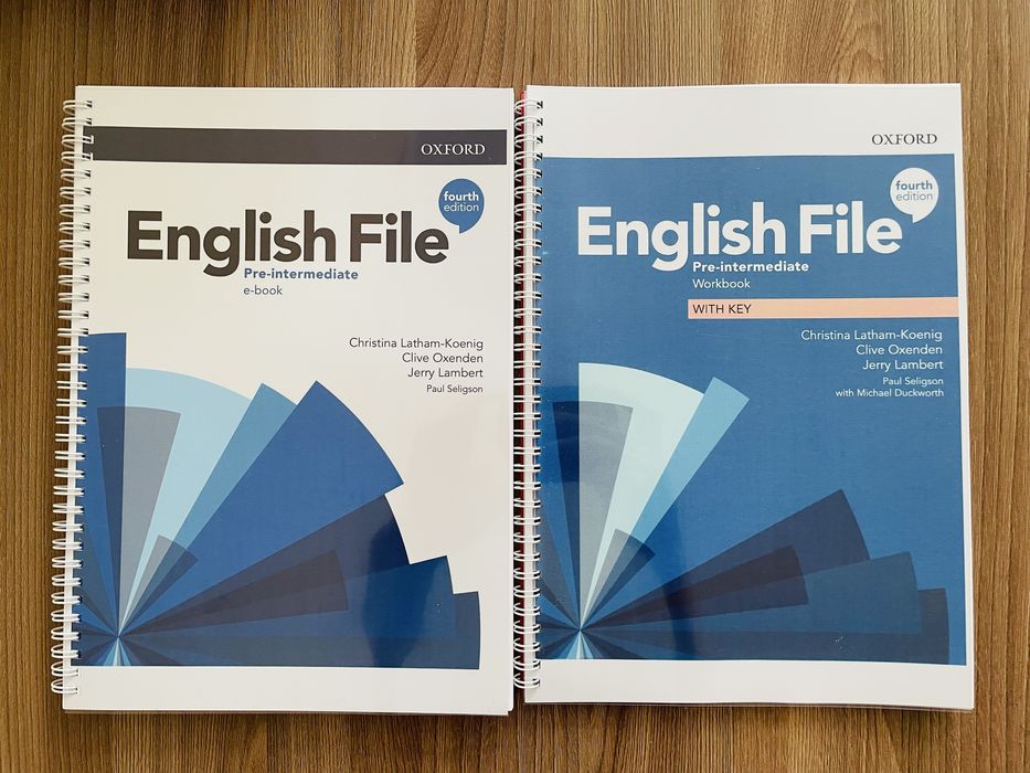 English file fourth edition Pre Intermediate Elementary Beginner Upper