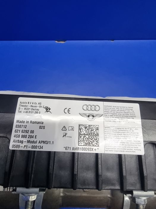 Airbag volan pasager audi a6 c7