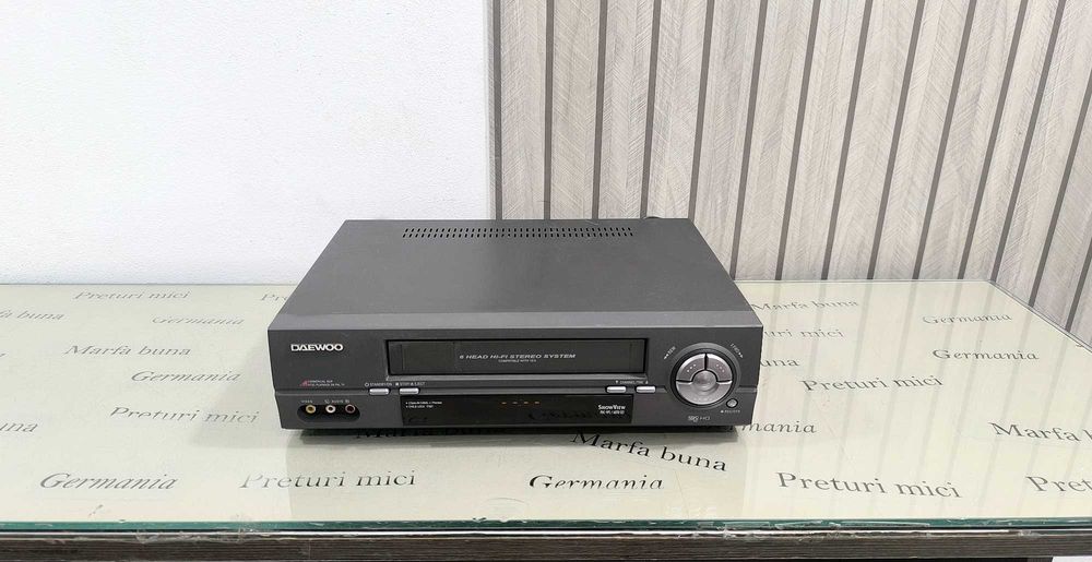 Video Recorder VHS Daewoo 6 Glave Hi-Fi Stereo Perfect Functional