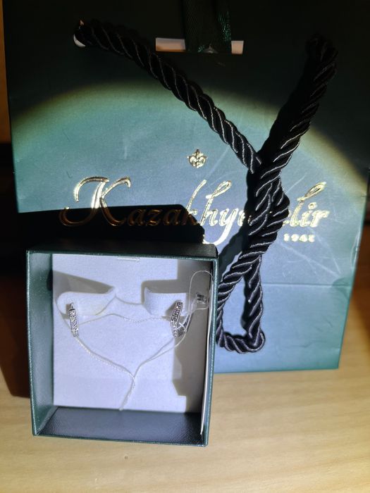 Продам серьги серебряные