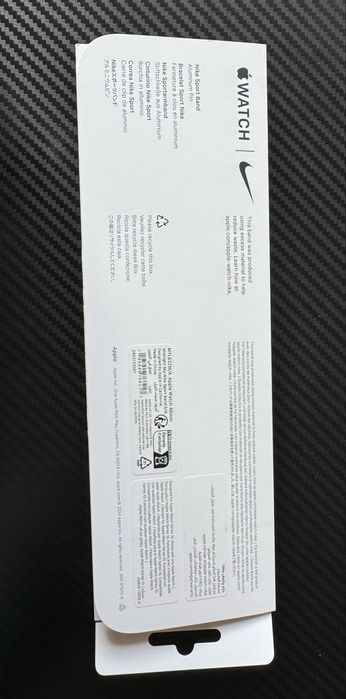 Каишка за Apple Watch 46мм, Nike Sport Band, Midnight Sky - S/M