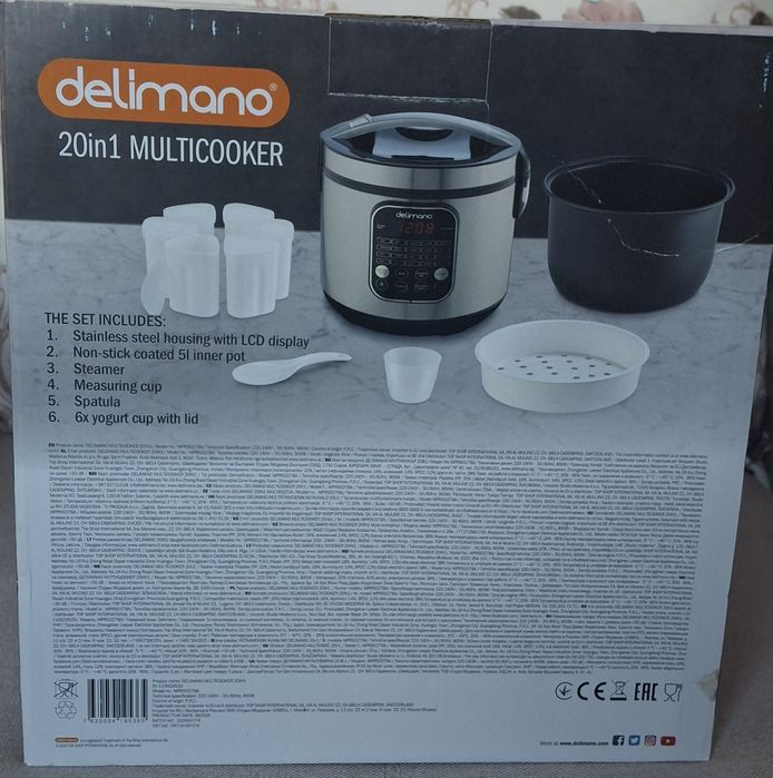 Delimano 20 in 1 multicooker