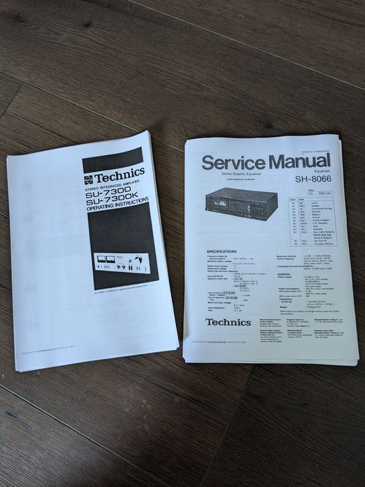 Manual Technics Sh-8066 Su-7300