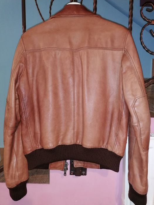 Geaca piele Benetton