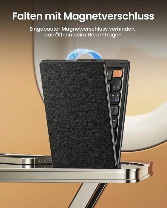 Сгъваема Bluetooth клавиатура ProtoArc XK04 + стойка за телефон