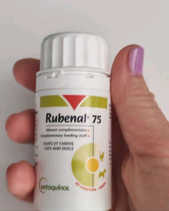 Хапчета за животни с бъбречна недостатъчност Rubenal 75 + Ipakitine180