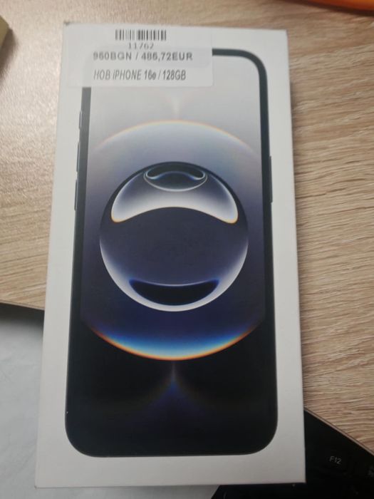 Нов IPhone 16e Black 128GB  Гаранция