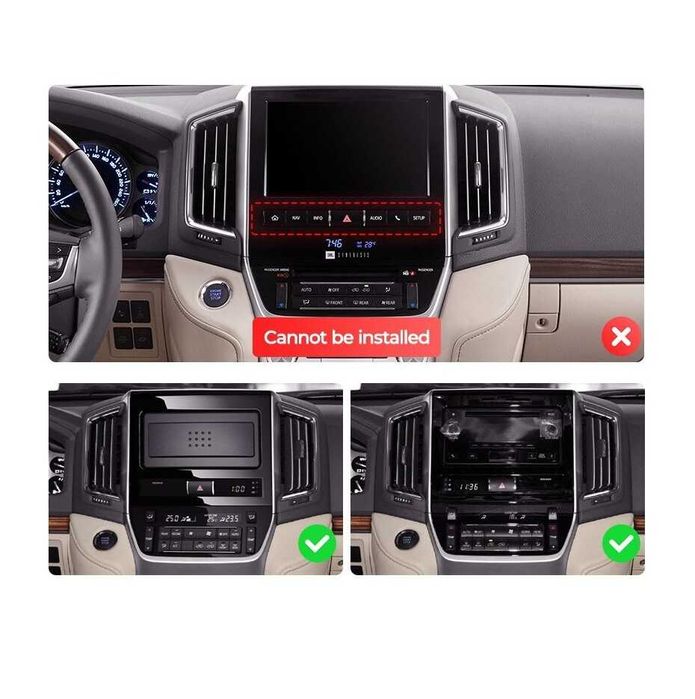 Navigatie Toyota Land Cruiser din 2015 - 2020 Ecran TESLA 9.7 inch 4GB